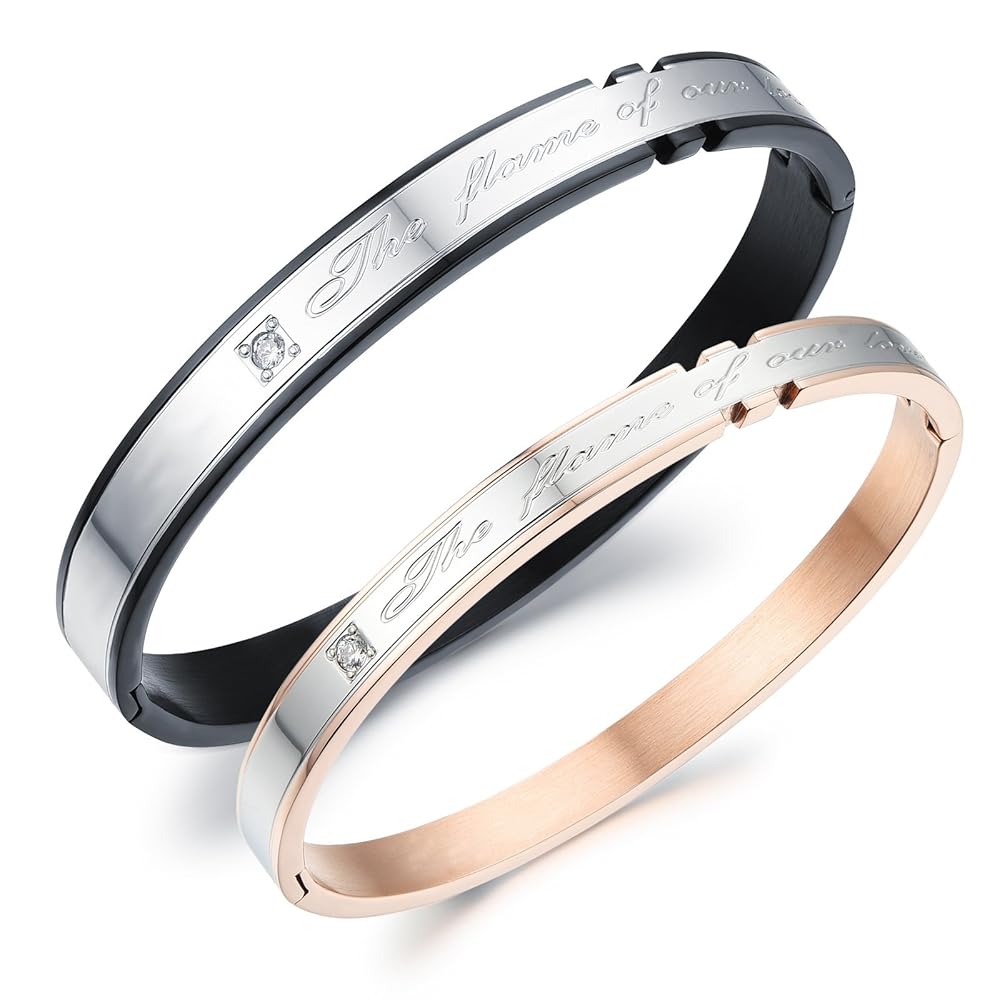 Amazon | Fintier 刻印「The flame of our love」 Cz